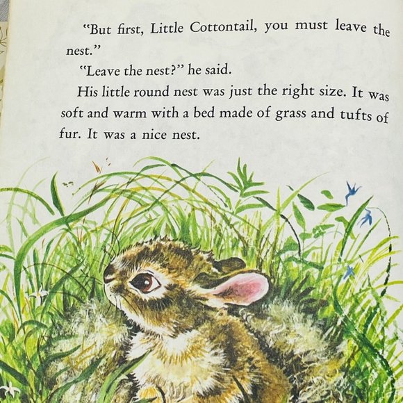 Little Cottontail Little Golden Book Carl Memling vintage Childrens Disney Book - Picture 8 of 11